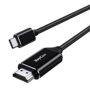 USB-C to HDMI 2.1 4k60Hz RayCue cable, 2m (black), RayCue