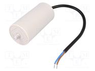 Capacitor: motors, run; 40uF; 425VAC; Ø45x92mm; -25÷85°C; ±5% DUCATI ENERGIA