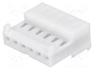 Connector: wire-board; plug; female; PIN: 6; MTA-100; 250VAC; IDC TE Connectivity