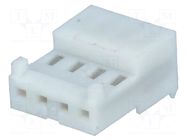 Connector: wire-board; plug; female; PIN: 4; MTA-100; 250VAC; IDC TE Connectivity