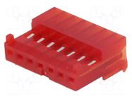 Connector: wire-board; plug; female; PIN: 7; MTA-100; 250VAC; IDC TE Connectivity