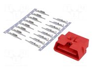 Connector housing; socket; OBD; PIN: 16 4CARMEDIA