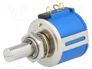 Potentiometer: shaft; multiturn; 50kΩ; 2W; ±10%; 6.35mm; linear BOURNS