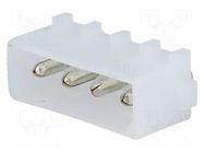 Connector: wire-board; socket; male; PIN: 4; CMNL; 250V; THT; 5.08mm TE Connectivity