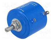 Potentiometer: shaft; multiturn; 10kΩ; 5W; ±3%; 6.35mm; linear; IP40 BOURNS