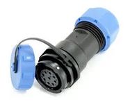 CIRCULAR CONN, RCPT, 9POS, CABLE