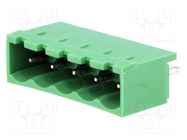 Pluggable terminal block; 5mm; ways: 5; straight; socket; male DEGSON ELECTRONICS