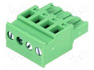 Pluggable terminal block; 5.08mm; ways: 4; angled; plug; female DEGSON ELECTRONICS