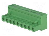 Connector: pluggable terminal block; plug; female; 20A; 320V; 1x9 DEGSON ELECTRONICS