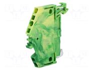Splice terminal: rail; 280; 24A; 800V; spring clamp; yellow-green WAGO