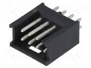 Connector: wire-board; socket; male; PIN: 8; AMPMODU MOD II; THT TE Connectivity