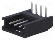 Connector: wire-board; socket; male; PIN: 4; AMPMODU MOD II; THT TE Connectivity
