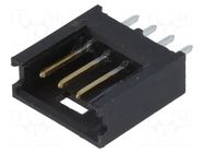 Connector: wire-board; socket; male; PIN: 4; AMPMODU MOD II; THT TE Connectivity