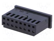 Connector: wire-board; plug; female; PIN: 16; AMPMODU MOD II; 2x8 TE Connectivity