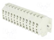 Connector: terminal block; 23A; 550V; for panel mounting,screw WAGO