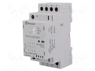 Contactor: 4-pole installation; 25A; 230VAC,230VDC; IP20; W: 35mm FINDER