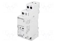 Contactor: 2-pole installation; 25A; 230VAC,230VDC; NO x2; IP20 FINDER