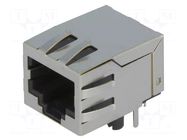 Connector: RJ45; socket; PIN: 8; shielded; 8p8c; THT ATTEND
