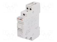 Relay: installation; bistable,impulse; NO x2; Ucoil: 24VDC; 20.22 FINDER
