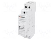 Relay: installation; bistable,impulse; NO; Ucoil: 12VDC; 20.21; 16A FINDER