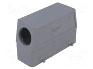 Enclosure for connectors: HDC; size 24B; for cable; Han® B; IP65 HARTING