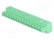Connector: pluggable terminal block; plug; female; 7A; 250V; green DEGSON ELECTRONICS