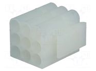 Connector: wire-wire; plug; female; PIN: 9; .140 MATE-N-LOK; 6.1mm TE Connectivity