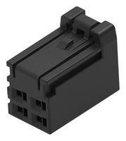 CONNECTOR HOUSING, RCPT, 4POS, 2MM