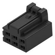 CONNECTOR HOUSING, RCPT, 6POS, 2MM