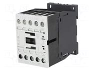 Contactor: 3-pole; NO x3; Auxiliary contacts: NC; 24VDC; 7A; DILM7 EATON ELECTRIC