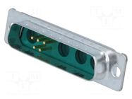 Connector: Special D-Sub; PIN: 9(4+5); plug; male; for cable; 250V CONEC