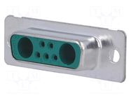 Connector: Special D-Sub; PIN: 7(2+5); plug; female; for cable CONEC