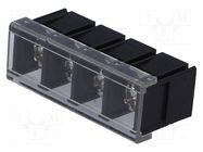 PCB terminal block; straight; 10mm; ways: 4; on PCBs; 4mm2; tinned DEGSON ELECTRONICS