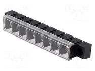 Connector: PCB terminal block; terminal; 20A; 300V; straight; 1x8 DEGSON ELECTRONICS