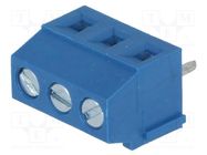 PCB terminal block; angled 90°; 3.81mm; ways: 3; on PCBs; 1.5mm2 DEGSON ELECTRONICS