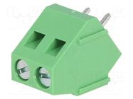 Connector: PCB terminal block; terminal; 24A; 250V; angled 45° DEGSON ELECTRONICS
