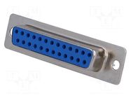 Connector: D-Sub; PIN: 25; socket; female; straight; THT; 5A; 15mΩ CONNFLY