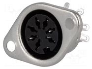 Connector: DIN; socket; female; PIN: 7; 270°; straight; soldering CHANGZHOU DAHUA IMP AND EXP (GROUP) CO