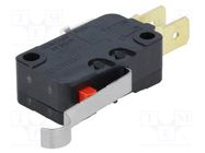 Microswitch SNAP ACTION; 16A/250VAC; 10A/30VDC; SPDT; ON-(ON) 