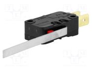 Microswitch SNAP ACTION; 16A/250VAC; 10A/30VDC; with lever; SPDT OMRON Electronic Components