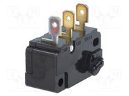 Microswitch SNAP ACTION; 5A/250VAC; without lever; SPDT; ON-(ON) OMRON Electronic Components