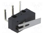 Microswitch SNAP ACTION; 3A/125VAC; 2A/30VDC; with lever; SPDT OMRON Electronic Components