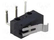 Microswitch SNAP ACTION; 1A/125VAC; 0.1A/30VDC; SPDT; ON-(ON) OMRON Electronic Components