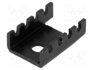 Heatsink: moulded; U; TO202,TO220; black; L: 19.05mm; W: 13.21mm STONECOLD