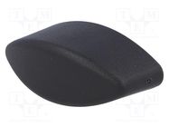 Knob wing; Int.thread: M8; 8mm; H: 17mm; polyamide; W: 40mm ELESA+GANTER