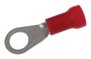 TERMINAL, RING TONGUE, 3/8", RED, 8AWG