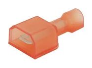 MALE DISCONNECT, 4.75MM, 22-18AWG, RED