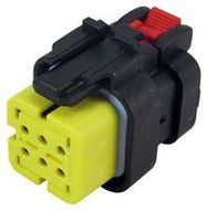 AUTOMOTIVE HOUSING, PLUG, 6POS, YELLOW