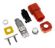 AUTOMOTIVE HOUSING, PLUG, 2POS, ORANGE