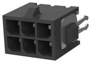 CONN, HEADER, 6POS, 2ROW, 3MM